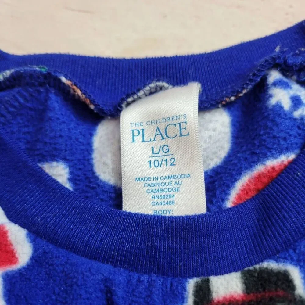 Children's Place Christmas pajamas L10/12